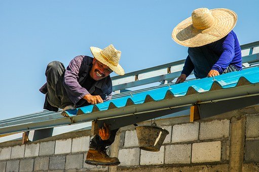 Construction Workers, Roofers, Men
