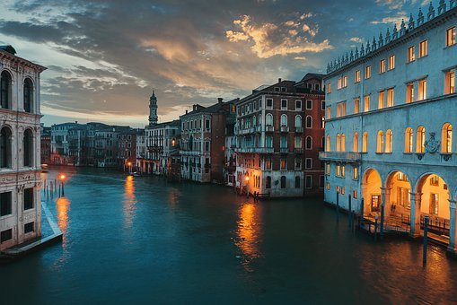 Canal, Tourism, Travel, Waterway, Venice