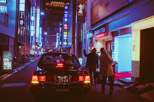 Japan, Osaka, Night, Asia, Landmark