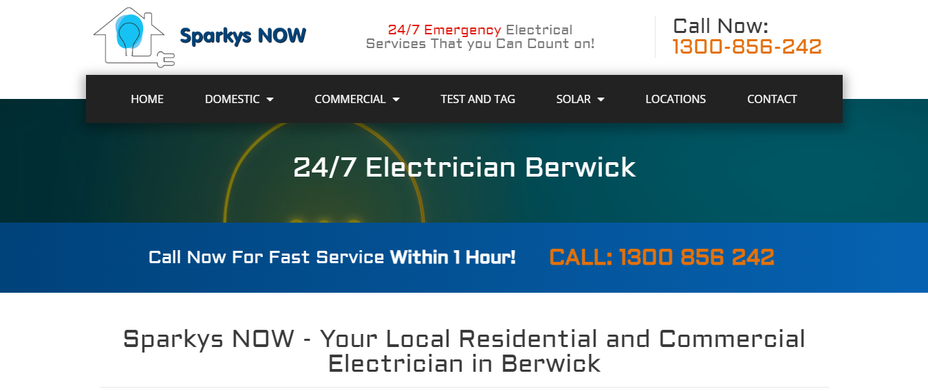 Sparkys NOW Berwick Electricians: A History of Excellence